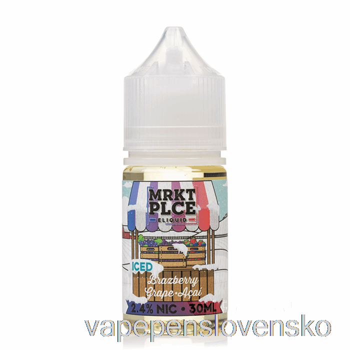 ľadová Brusnica Hrozno Acai - Soli Mrkt - 30 Ml 24 Mg Vape Cigareta